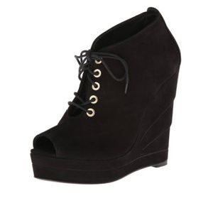 Diane Von Furstenberg Peyton Peep Toe Wedges